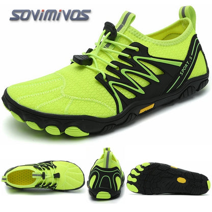 Cross-Trainer pour hommes | Chaussure pieds nus et minimaliste | Semelle zéro chute | Boîte à bout large pour femmes, chaussures de natation en amont, pantoufles de plage