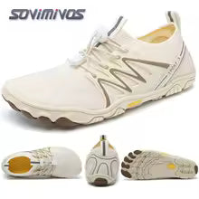 Cross-Trainer pour hommes | Chaussure pieds nus et minimaliste | Semelle zéro chute | Boîte à bout large pour femmes, chaussures de natation en amont, pantoufles de plage