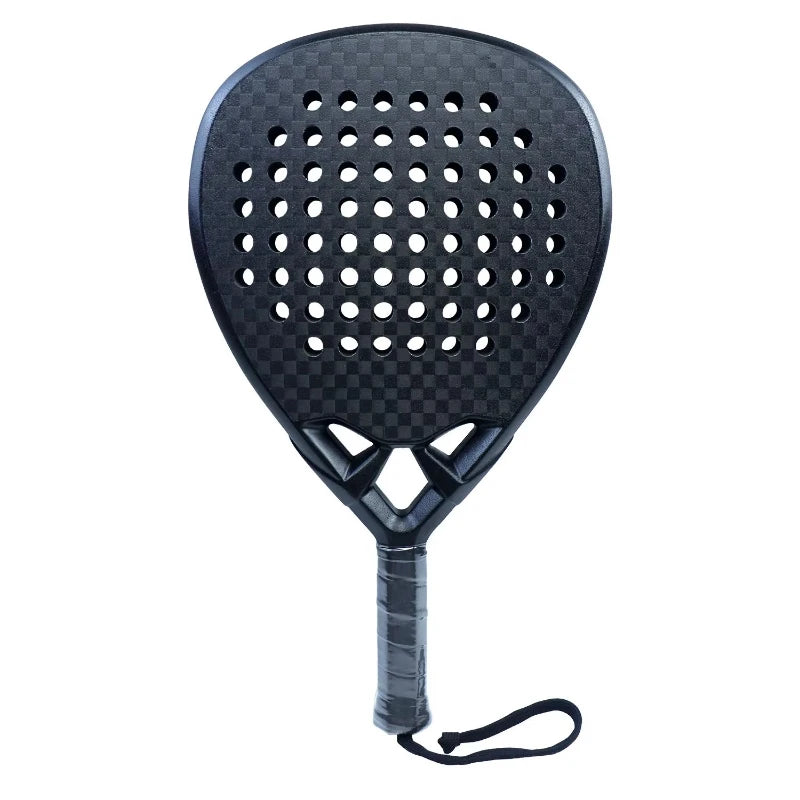 Raquette de sport en fibre de carbone personnalisée 3K/12K/18k Raquette de tennis Livraison rapide