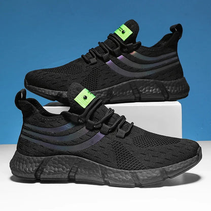 Chaussures de dehors Décontractées pour Homme, Baskets Légères et Respirantes, Plates, Anti-Allure, Course en Plein Air, Marche, Tennis, d'Athlétisme, Jogging
