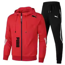 Ensemble de survêtement homme printemps-automne 2026 – Hoodie à manches longues et jogging 2 pièces – Tenue décontractée de sport et de course