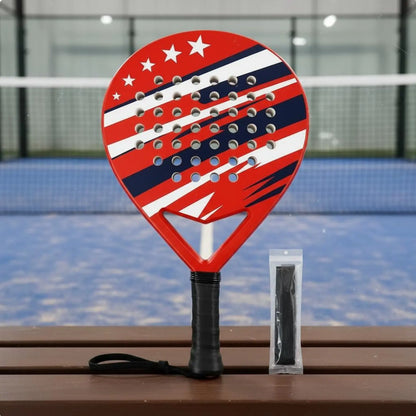 Raquette de padel junior, grande zone de frappe, ABS, équipement sportif, absorption des chocs, rebond puissant, pour débutants, extérieur