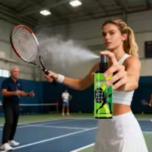 Spray adhésif pour poignée de chauve-souris, 100ml, produit de nettoyage pour raquette de Tennis, pour femmes, hommes, adultes, joueurs, athlètes débutants