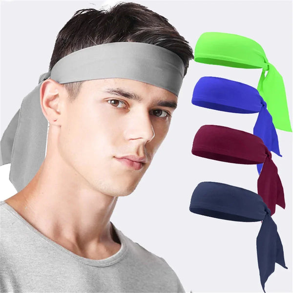 Bandeau de sauna respirant à séchage rapide pour hommes et femmes, bandeau de sport, bandeau de tennis, course à pied, basket-ball, yoga, enveloppement de cheveux
