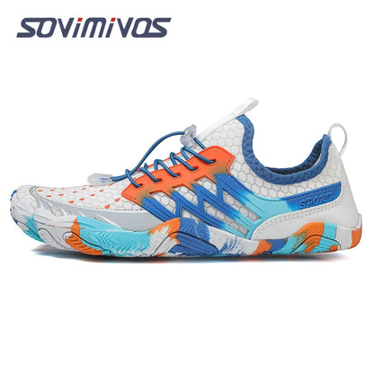 Cross-Trainer pour hommes | Chaussure pieds nus et minimaliste | Semelle zéro chute | Boîte à bout large pour femmes, chaussures de natation en amont, pantoufles de plage