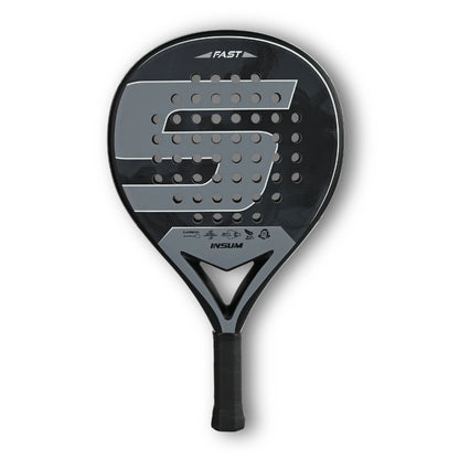 Raquette de Padel INSUM Surface en Fiber de carbone avec noyau de mousse flexible à mémoire EVA raquette de Tennis raquette de pagaie légère