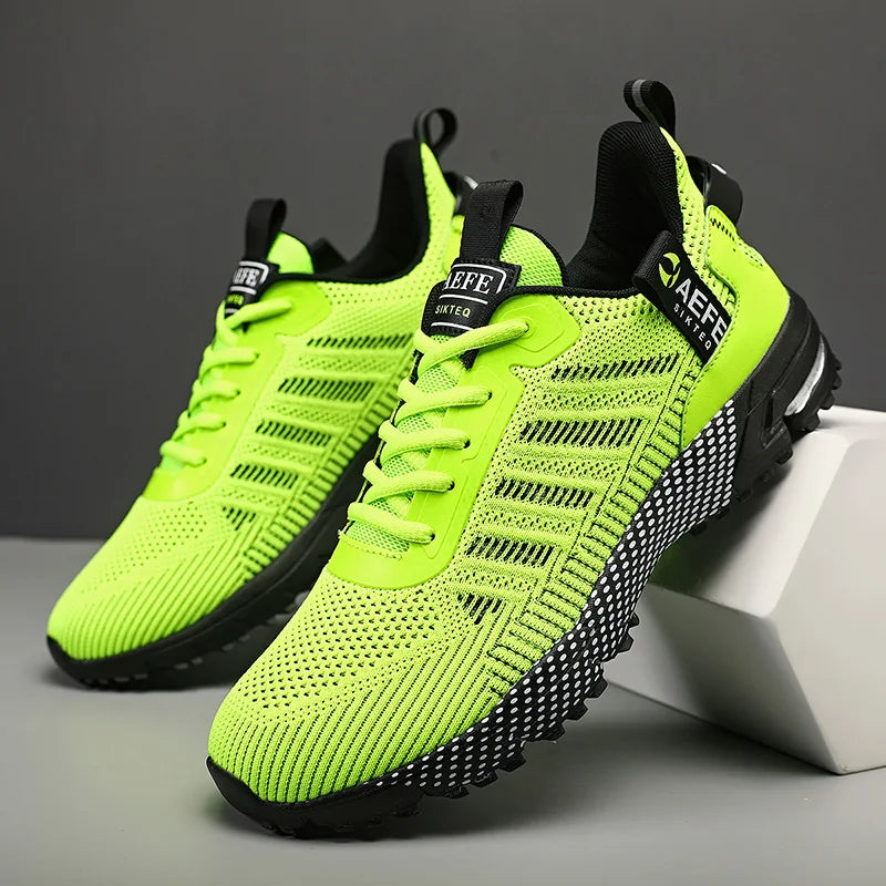Nouveaux hommes chaussures de course respirant chaussures de sport de plein air baskets légères pour hommes chaussures d'entraînement athlétiques confortables