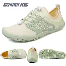 Cross-Trainer pour hommes | Chaussure pieds nus et minimaliste | Semelle zéro chute | Boîte à bout large pour femmes, chaussures de natation en amont, pantoufles de plage