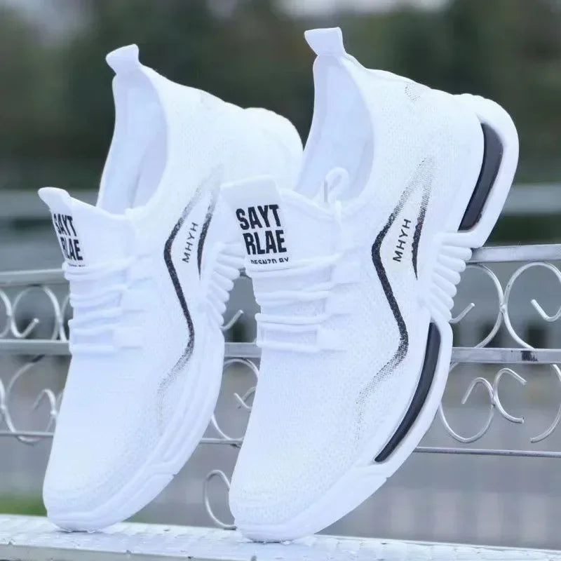 Hommes chaussures sans lacet mode baskets mâle Sport chaussures de course respirant gymnastique entraînement marche Tennis chaussures antidérapant entraînement appartements