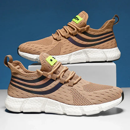 Chaussures de dehors Décontractées pour Homme, Baskets Légères et Respirantes, Plates, Anti-Allure, Course en Plein Air, Marche, Tennis, d'Athlétisme, Jogging