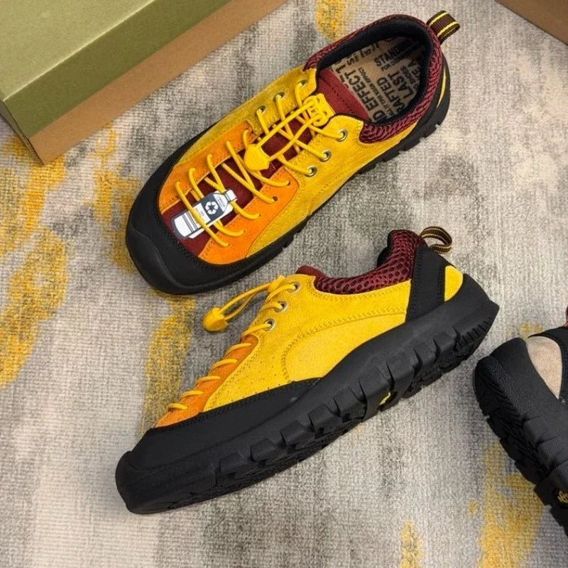 Chaussures de randonnée montagne homme tendance 2026 – Baskets antidérapantes unisexe pour homme – Chaussures de sport d'extérieur résistantes pour homme