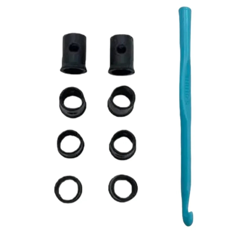 Amortisseur de vibrations pour raquette de Tennis, 8 pièces, absorption des chocs, léger, Durable, facile à installer, ajustement universel pour le Tennis et le Badminton