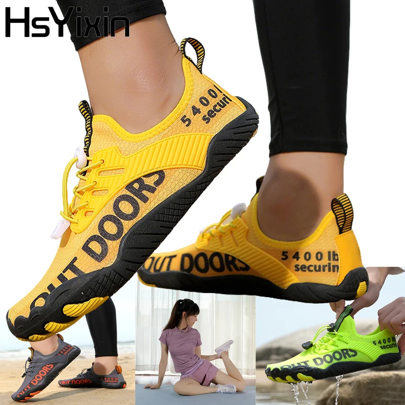 Chaussures de pataugeoire pour hommes et femmes, chaussures d'extérieur à séchage rapide, pieds nus, chaussures d'eau, de marche, de bateau, de surf, de pêche, de Yoga