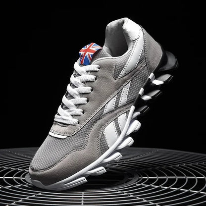Marque tendance taille 46 47 48 hommes résistant à l'usure amorti à semelles épaisses baskets de Fitness en plein air respirant chaussures de course pour hommes