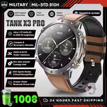 2025 nouveau 1000mAh grande capacité batterie montre intelligente hommes adultes GPS chemin boussole altimètre 1.73 pouces grand écran IP68 montre intelligente