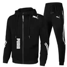 Ensemble de survêtement homme printemps-automne 2026 – Hoodie à manches longues et jogging 2 pièces – Tenue décontractée de sport et de course