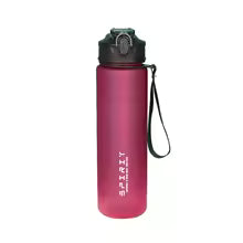 Bouteille d'eau de 750ml avec marqueur de temps de paille, pichet d'eau étanche en plastique de grande capacité pour salle de sport, voyage, Sports de plein air