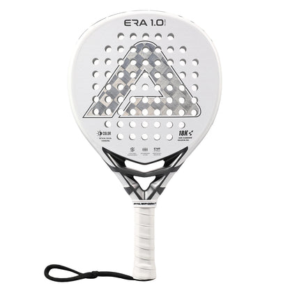 AMASPORT – raquette de Padel en argent carbone 18K, avec Surface texturée 3D, technologie Smartstrap pour Spin, Pala de Padel avancé