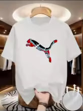 T-shirt d'été en maille à séchage rapide pour hommes, avec motif du monde animalier imprimé, col rond, manches courtes, haut décontracté