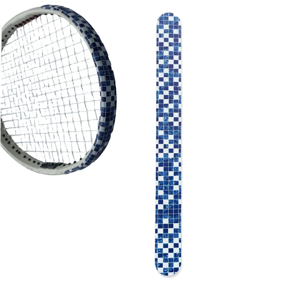 Autocollant de bord de raquette de tennis en PU, haute élasticité, anti-friction, bande de protection pour cadre de raquette de tennis, haute adhérence, durable