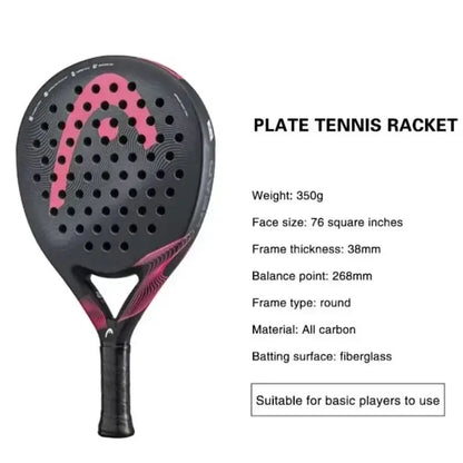Raquette de Tennis à plaque frontale en Fiber de carbone, grain 360, pratique, noyau en mousse, légère, série ZEPHYR