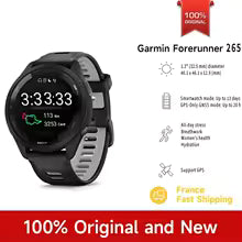 Montre Garmin Forerunner 265, montre de sport Garmin, GPS de plein air, course à pied, fitness, marathon, natation, fréquence cardiaque, oxygène sanguin, montre connectée chinoise