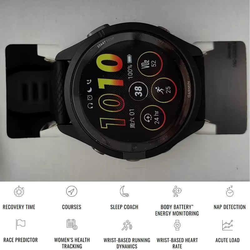 Montre Garmin Forerunner 265, montre de sport Garmin, GPS de plein air, course à pied, fitness, marathon, natation, fréquence cardiaque, oxygène sanguin, montre connectée chinoise