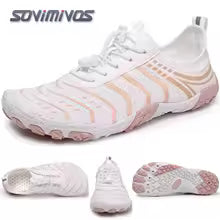 Cross-Trainer pour hommes | Chaussure pieds nus et minimaliste | Semelle zéro chute | Boîte à bout large pour femmes, chaussures de natation en amont, pantoufles de plage