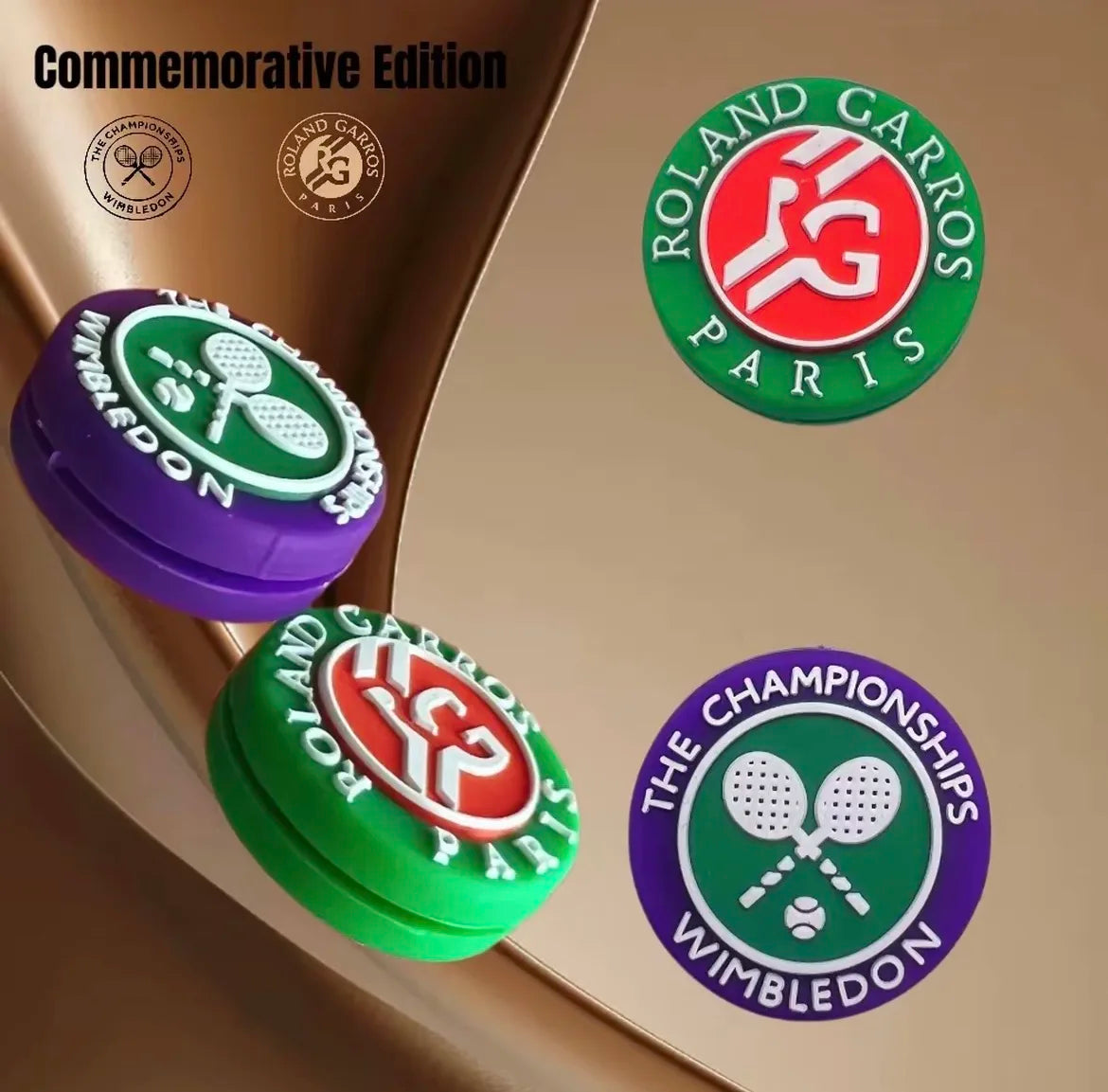 Accessoires anti-vibrations pour raquettes de tennis, amortisseurs de vibrations pour raquettes, amortisseurs universels créatifs pour raquettes de tennis