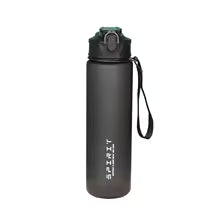 Bouteille d'eau de 750ml avec marqueur de temps de paille, pichet d'eau étanche en plastique de grande capacité pour salle de sport, voyage, Sports de plein air