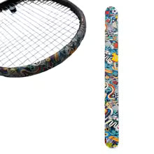 Autocollant de bord de raquette de tennis en PU, haute élasticité, anti-friction, bande de protection pour cadre de raquette de tennis, haute adhérence, durable