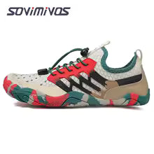 Cross-Trainer pour hommes | Chaussure pieds nus et minimaliste | Semelle zéro chute | Boîte à bout large pour femmes, chaussures de natation en amont, pantoufles de plage