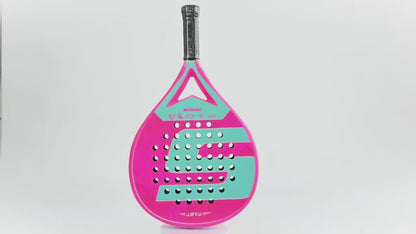 Raquette de Padel INSUM Surface en Fiber de carbone avec noyau de mousse flexible à mémoire EVA raquette de Tennis raquette de pagaie légère